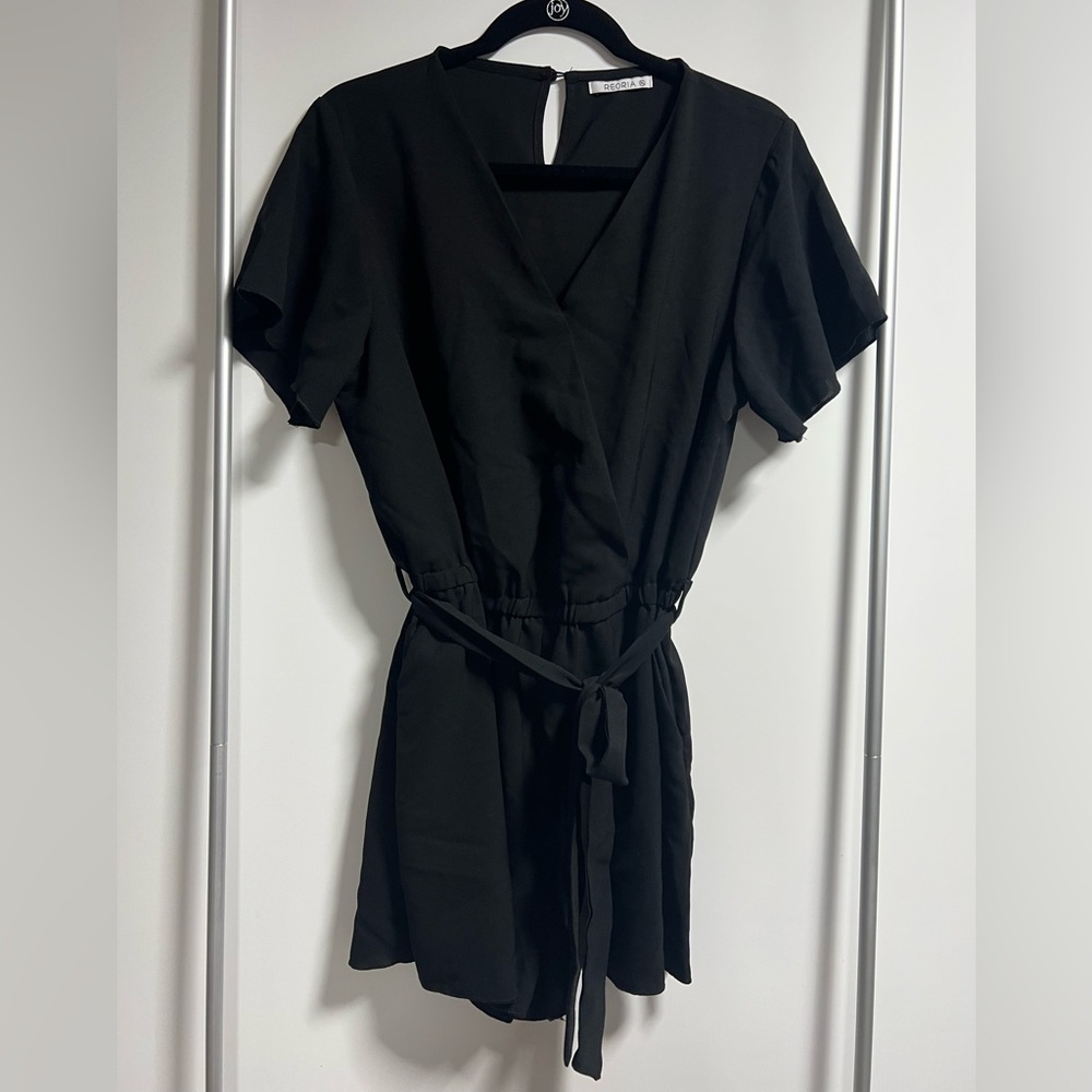 ReoRia Black Romper